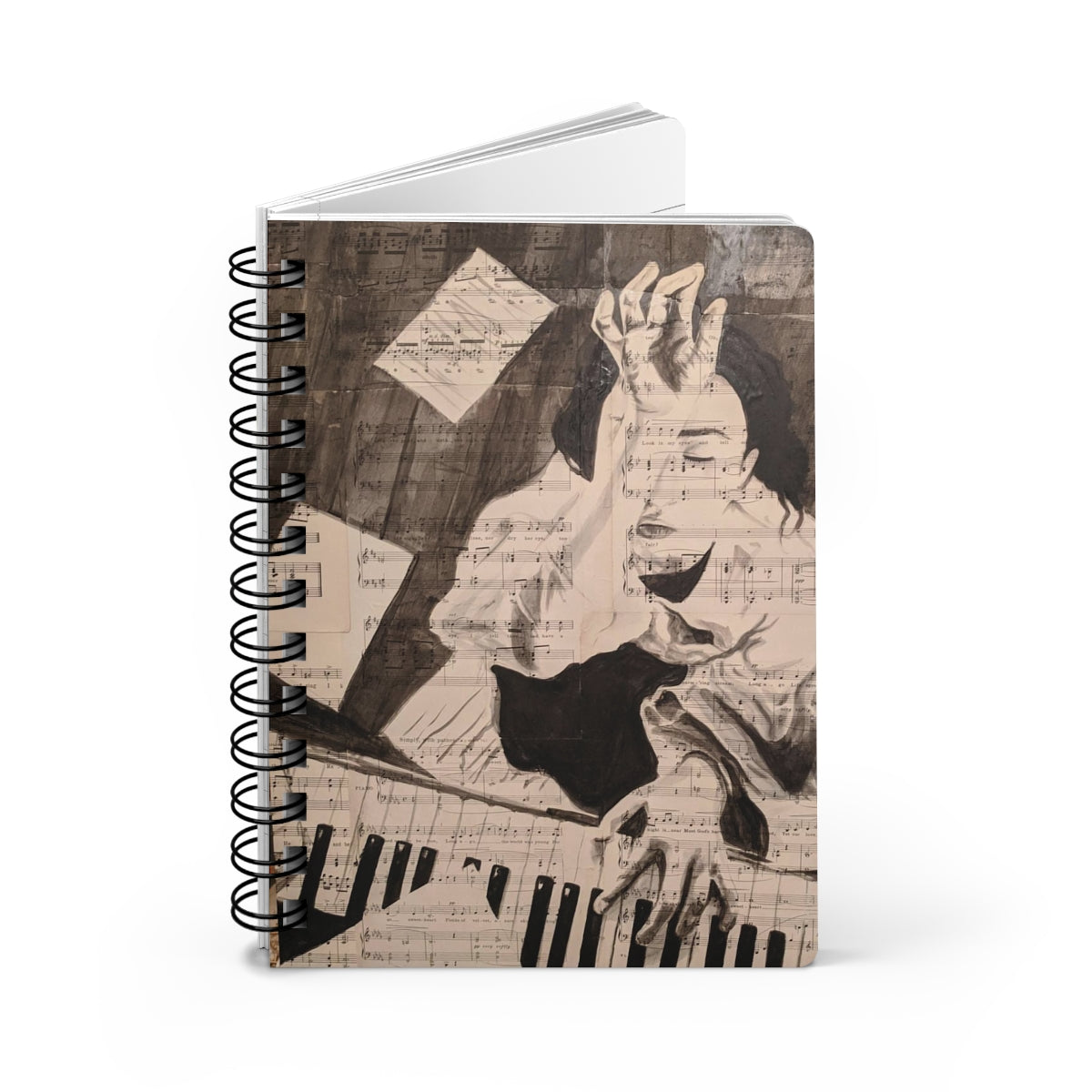 Piano Girl | Spiral Bound Journal